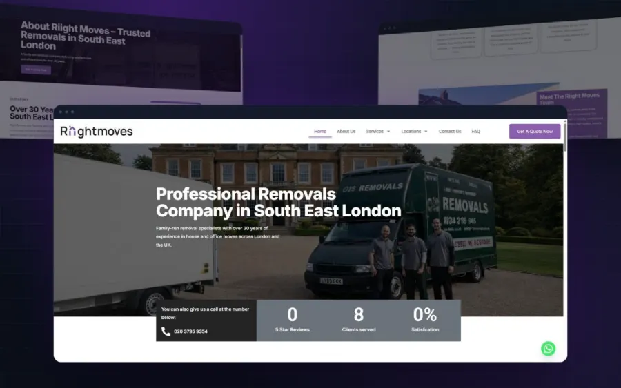 RiightMoves homepage